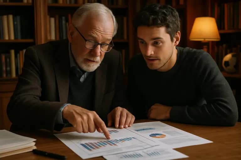 Data analyst comparing betting metrics with responsible gambling controls
