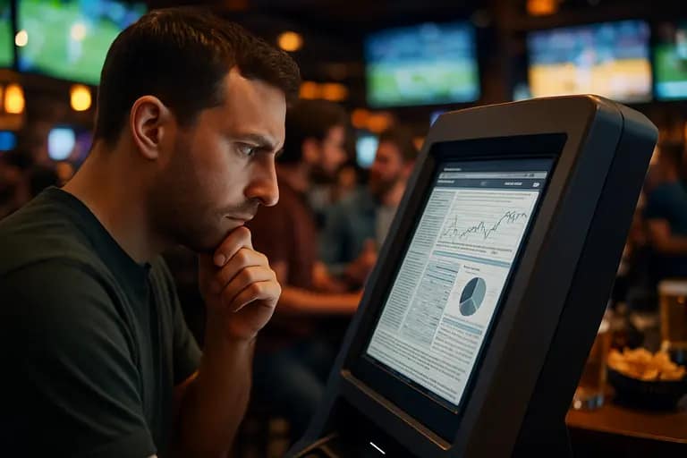 Person reviewing account settings and limit tools on a phone