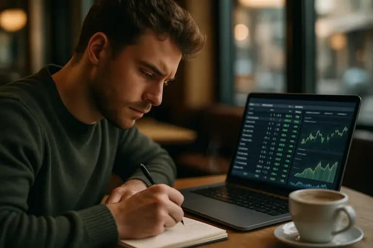 Person reviewing account controls and contract terms on a tablet