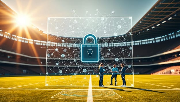A pristine sports stadium, basked in warm, golden sunlight, serves as the backdrop for the centrally positioned data integrity concept. In the foreground, a holographic display showcases a complex web of interconnected data streams, highlighting the importance of secure and reliable athlete monitoring systems. The middle ground features a team of analysts diligently examining statistical visualizations, ensuring the integrity and accuracy of the collected data. The lighting is soft and natural, creating a sense of professionalism and attention to detail. The camera angle is slightly elevated, providing a comprehensive view of the scene and emphasizing the importance of the data-driven approach to athlete monitoring. A pristine sports stadium, basked in warm, golden sunlight, serves as the backdrop for the centrally positioned data integrity concept. In the foreground, a holographic display showcases a complex web of interconnected data streams, highlighting the importance of secure and reliable athlete monitoring systems. The middle ground features a team of analysts diligently examining statistical visualizations, ensuring the integrity and accuracy of the collected data. The lighting is soft and natural, creating a sense of professionalism and attention to detail. The camera angle is slightly elevated, providing a comprehensive view of the scene and emphasizing the importance of the data-driven approach to athlete monitoring.