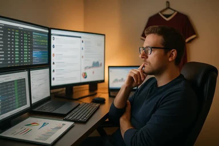 Market comparison dashboard with compliance notes and event categories